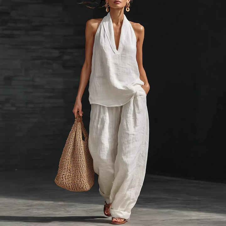 Ainhoa | Ensemble Décontracté : Débardeur et Pantalon Ample