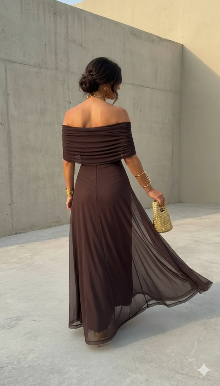 Uma - Robe fluide ample au design élégant