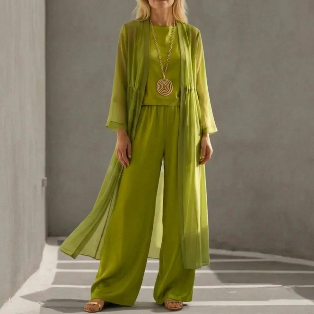 Elvira | Tunique Décontractée et Pantalon Large Coordonné