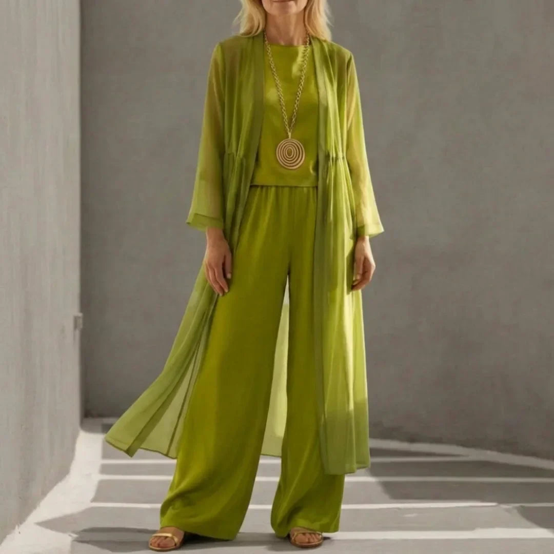 Elvira | Tunique Décontractée et Pantalon Large Coordonné