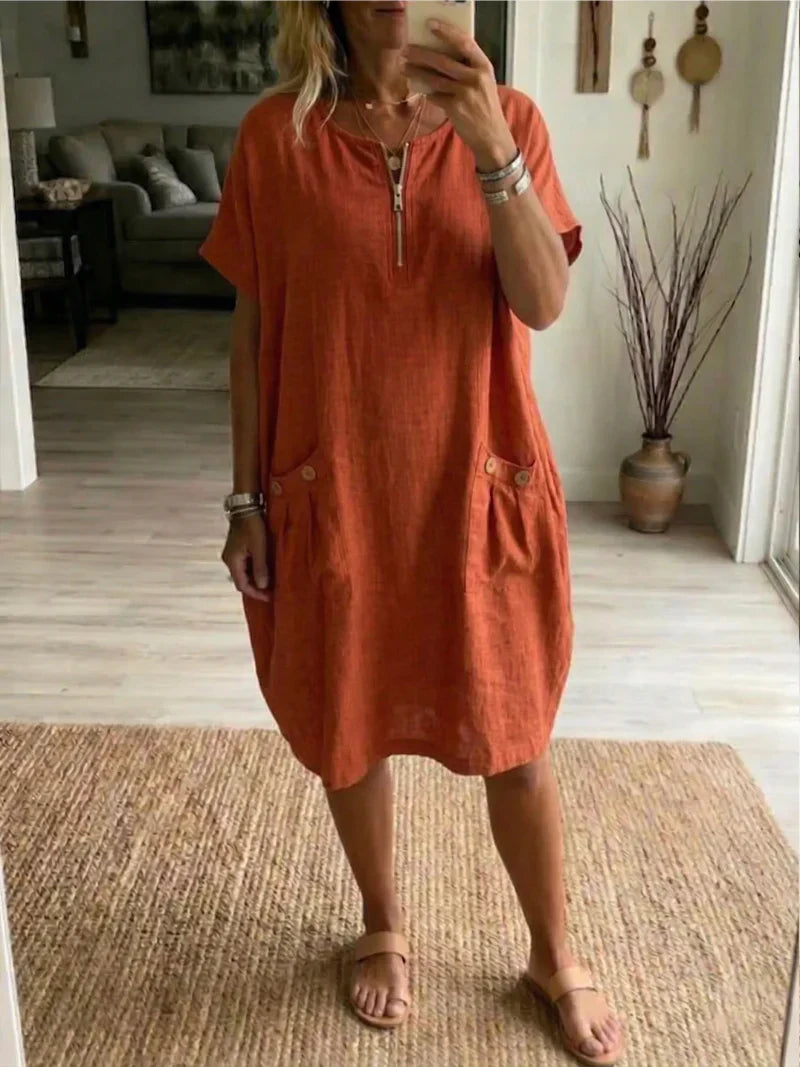 Pascale | Robe Maxi à Zip