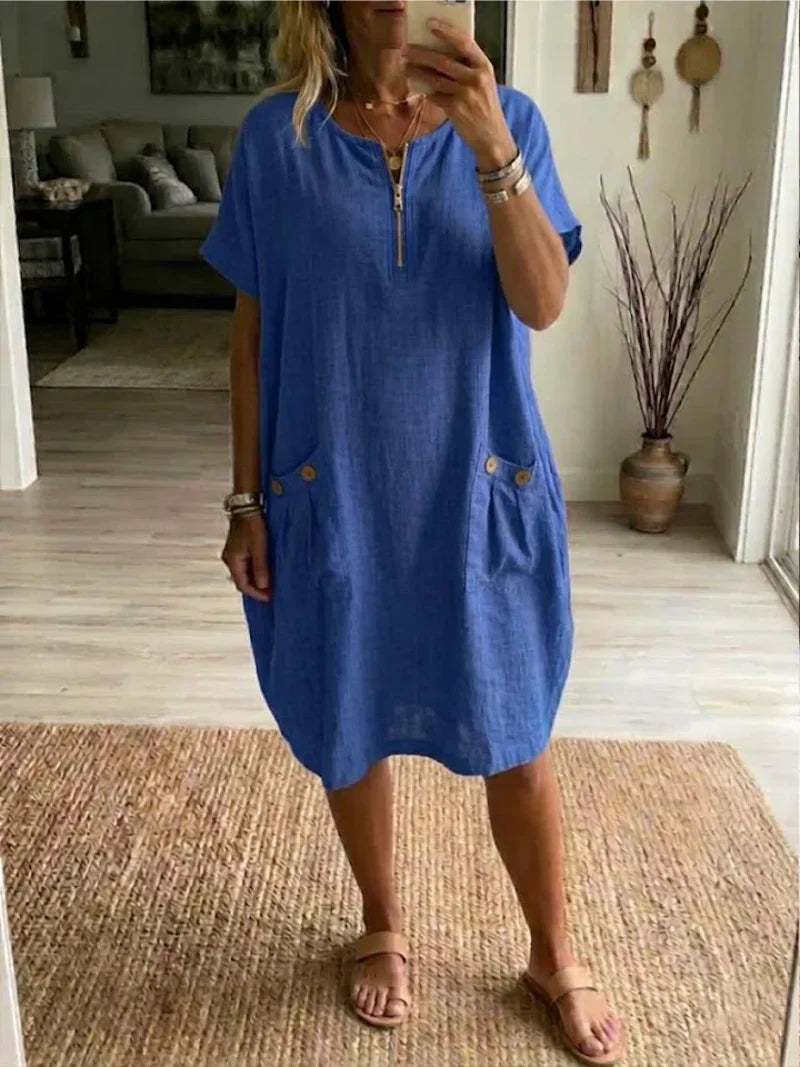 Pascale | Robe Maxi à Zip