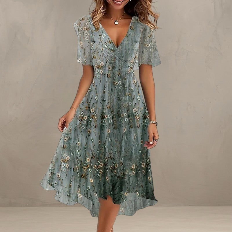 YADA | ROBE ÉLÉGANTE ET COLORÉE