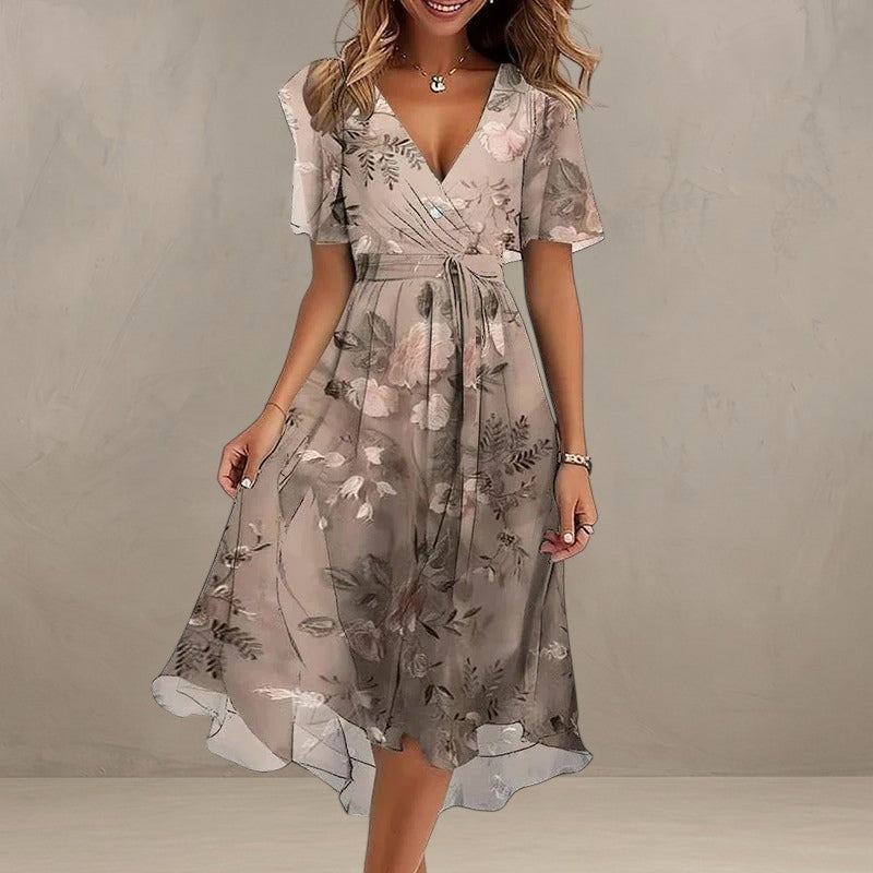 YADA | ROBE ÉLÉGANTE ET COLORÉE