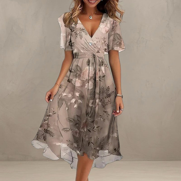 YADA | ROBE ÉLÉGANTE ET COLORÉE