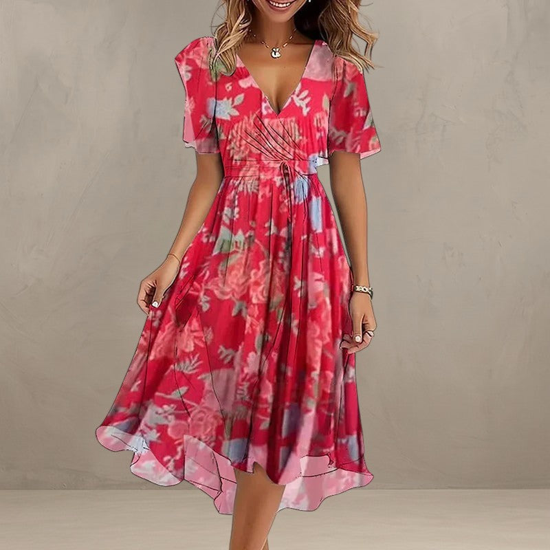 YADA | ROBE ÉLÉGANTE ET COLORÉE