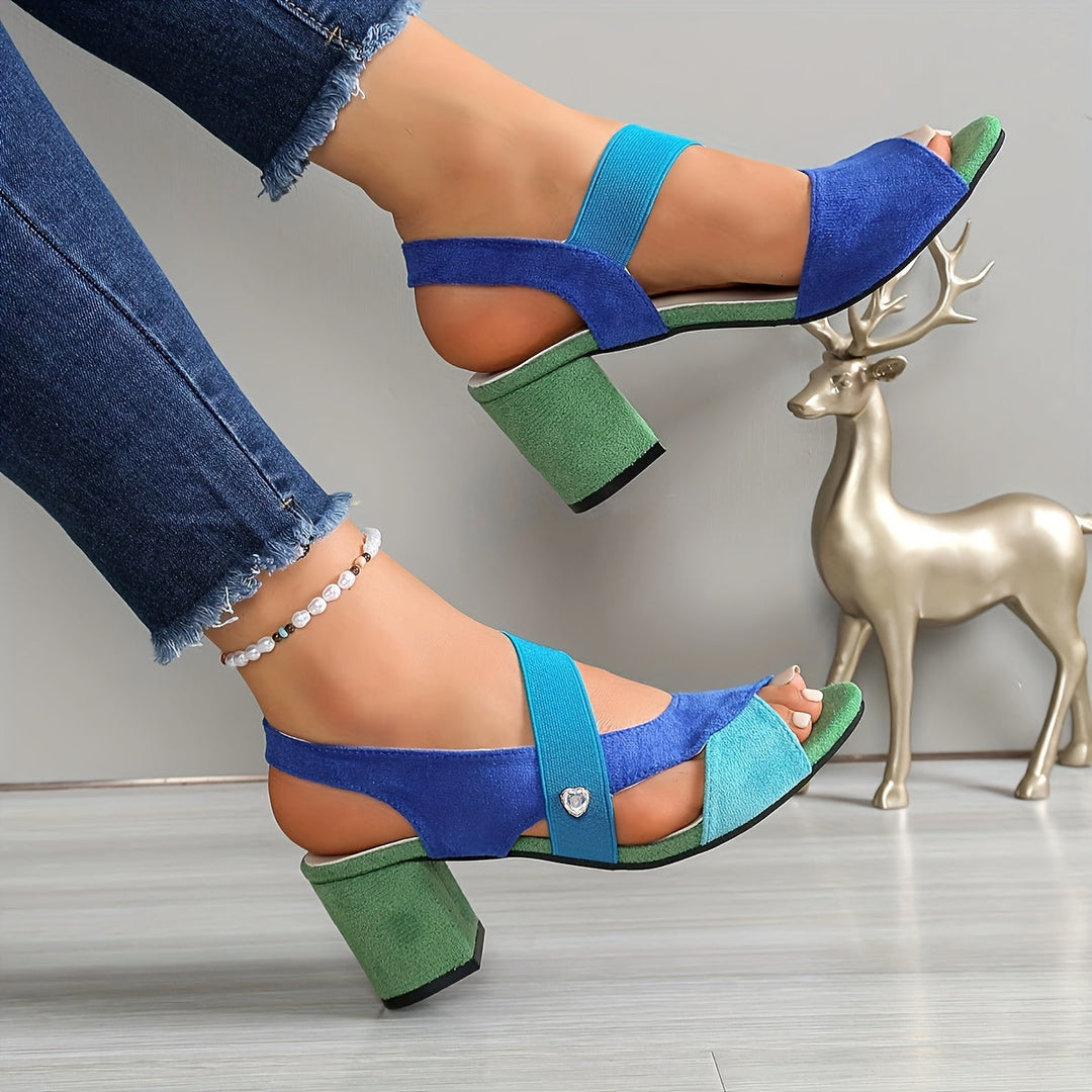 Elara | Talons Confortables avec Sangles Croisées