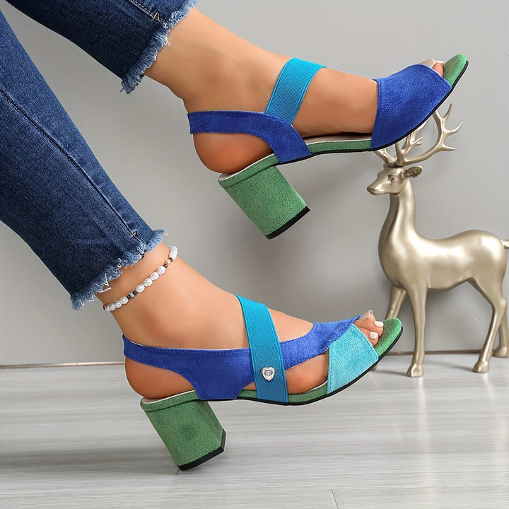 Elara | Talons Confortables avec Sangles Croisées