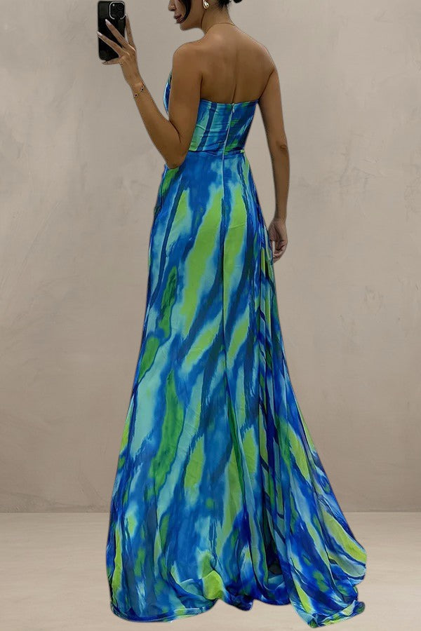 MIA | ROBE DRAPÉE VIBRANTE
