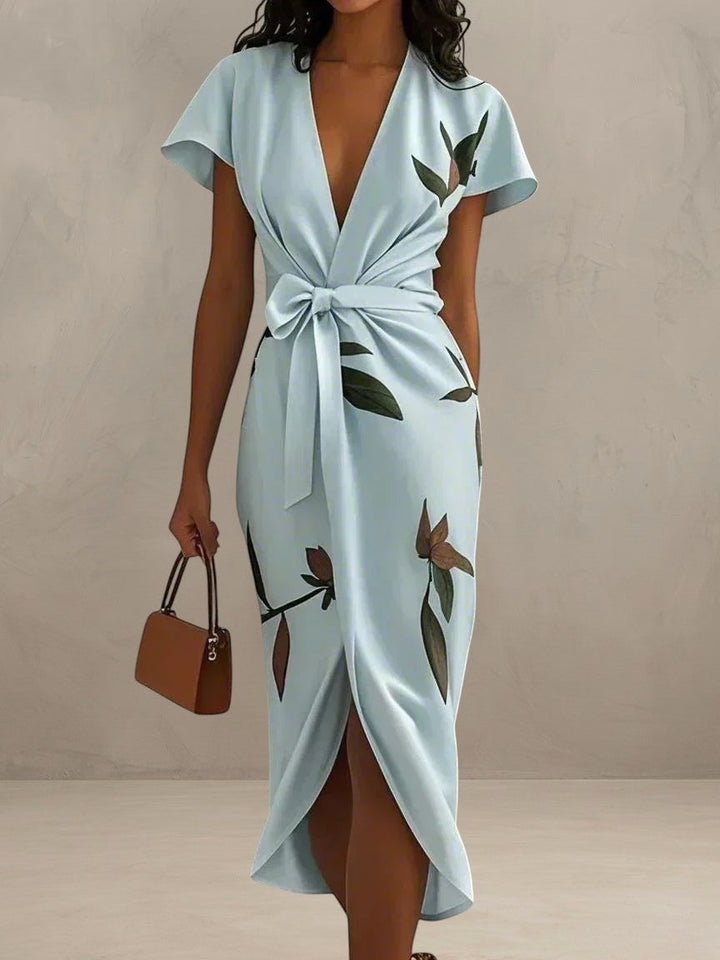 GUISELLE | ROBE ENVELOPPANTE ÉLÉGANTE