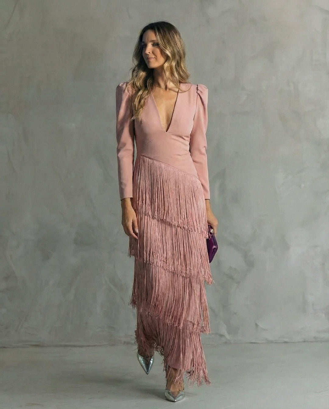Clara | Robe Élégante à Franges