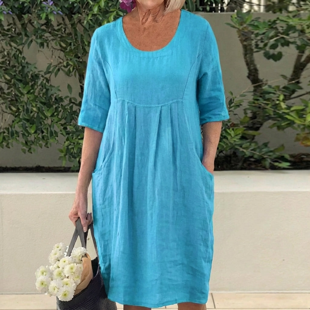 Paisley | Robe Élégante Avec Poches