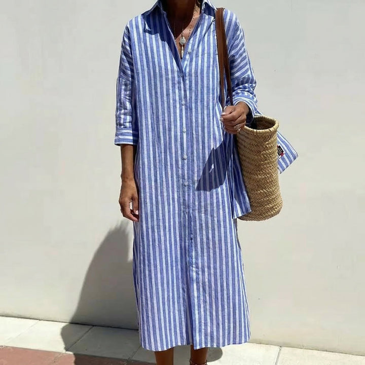 Skylar | Robe Chemise Rayée