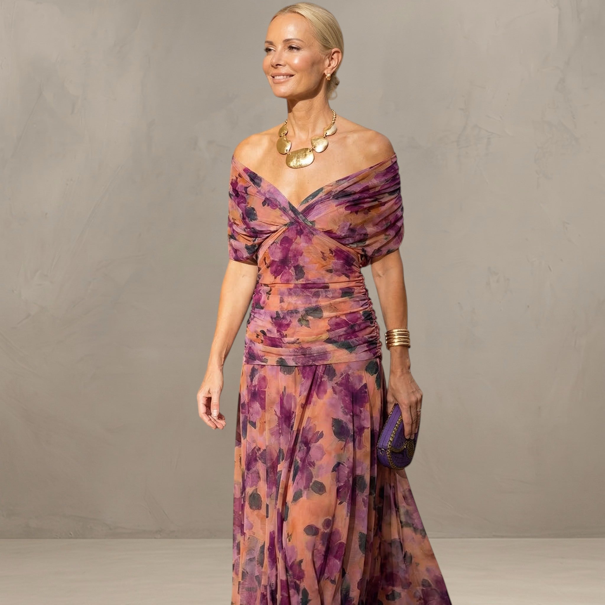 FLORENDRA | ROBE MAXI FLORALE