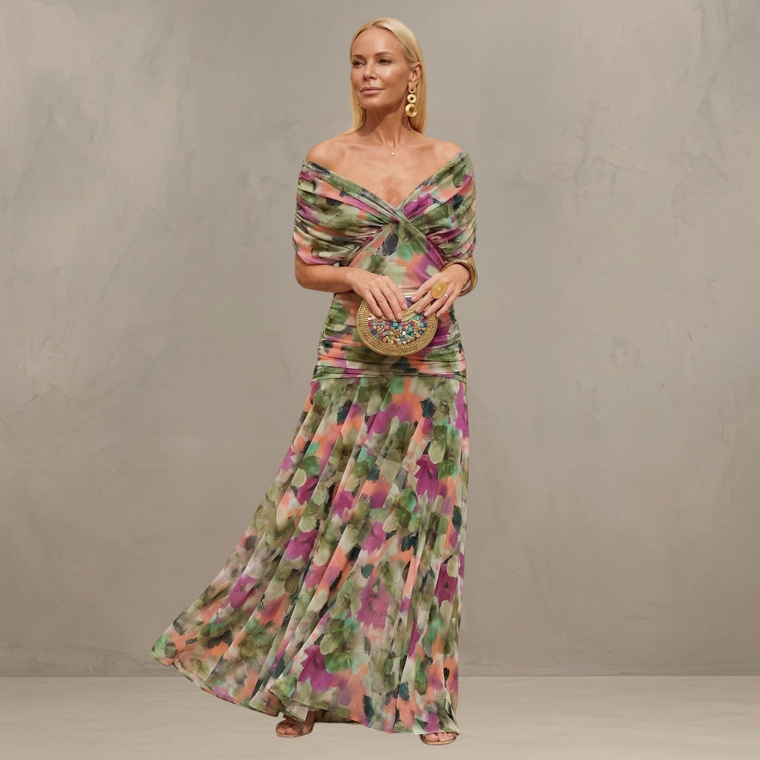 FLORENDRA | ROBE MAXI FLORALE
