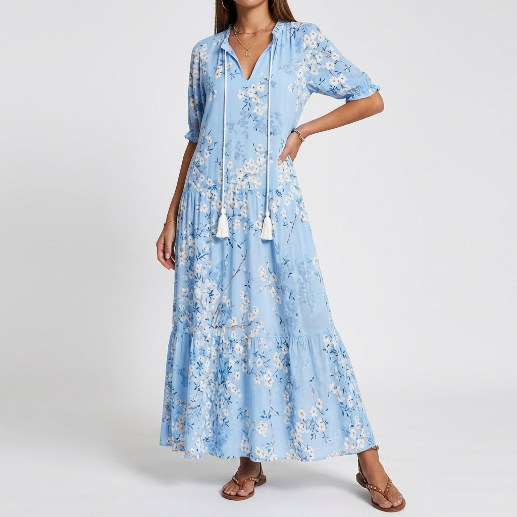 ARIA | Robe Boho à Couverture du Ventre