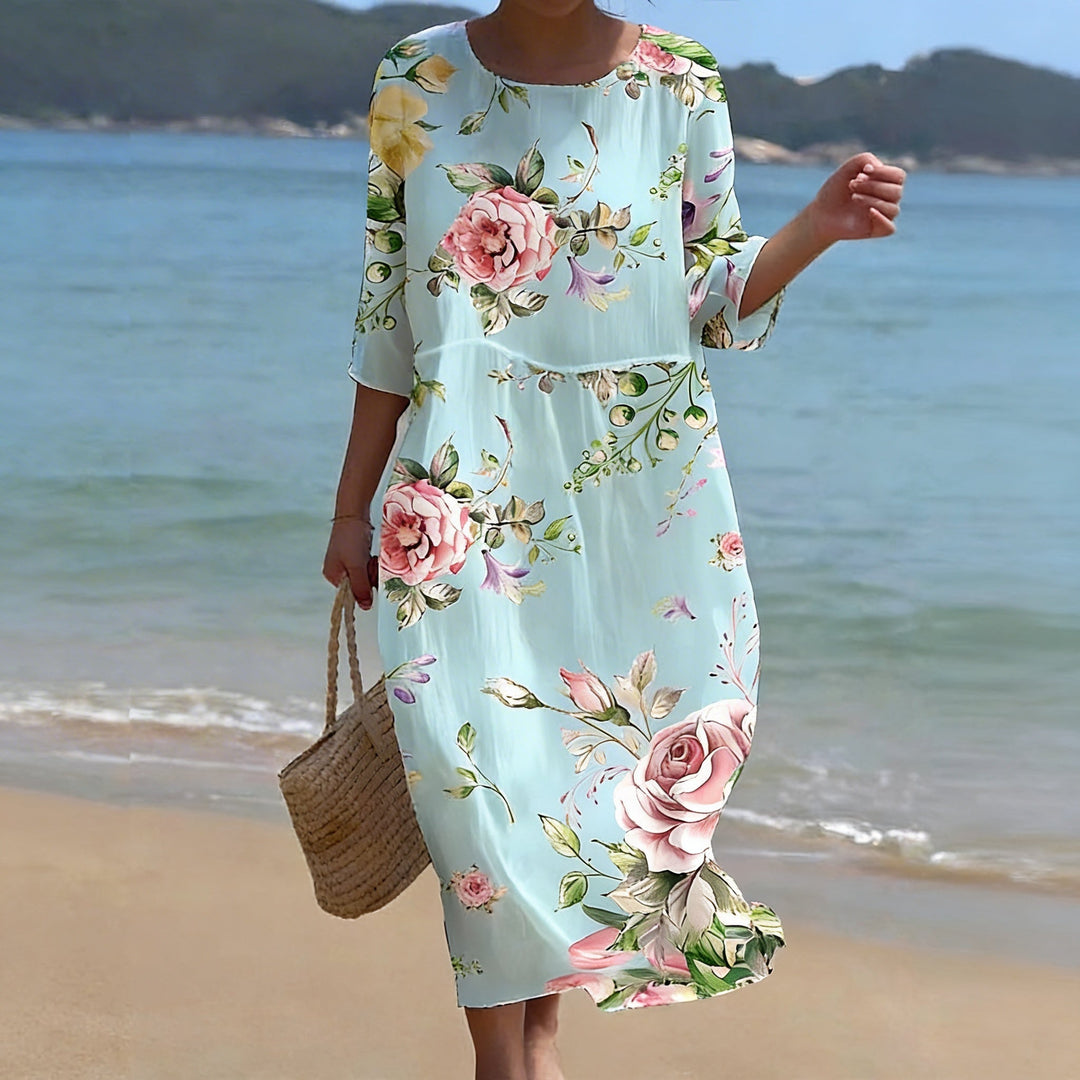 Sienna | Robe Fleur de Coucher de Soleil
