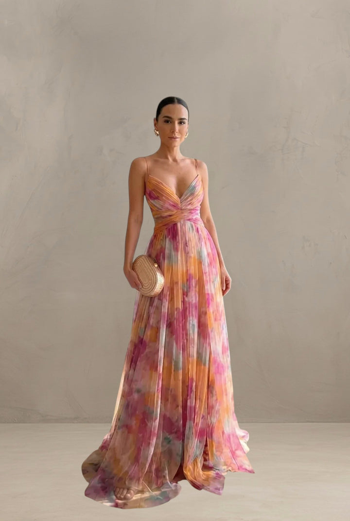 GRACE | ROBE ROMANTIQUE À COUCHES TRANSLUCIDES