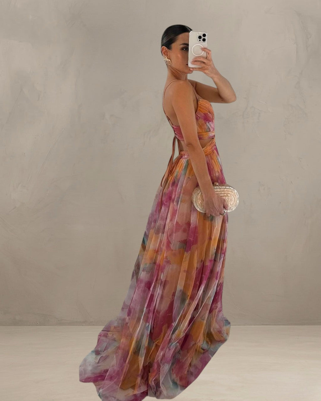 GRACE | ROBE ROMANTIQUE À COUCHES TRANSLUCIDES