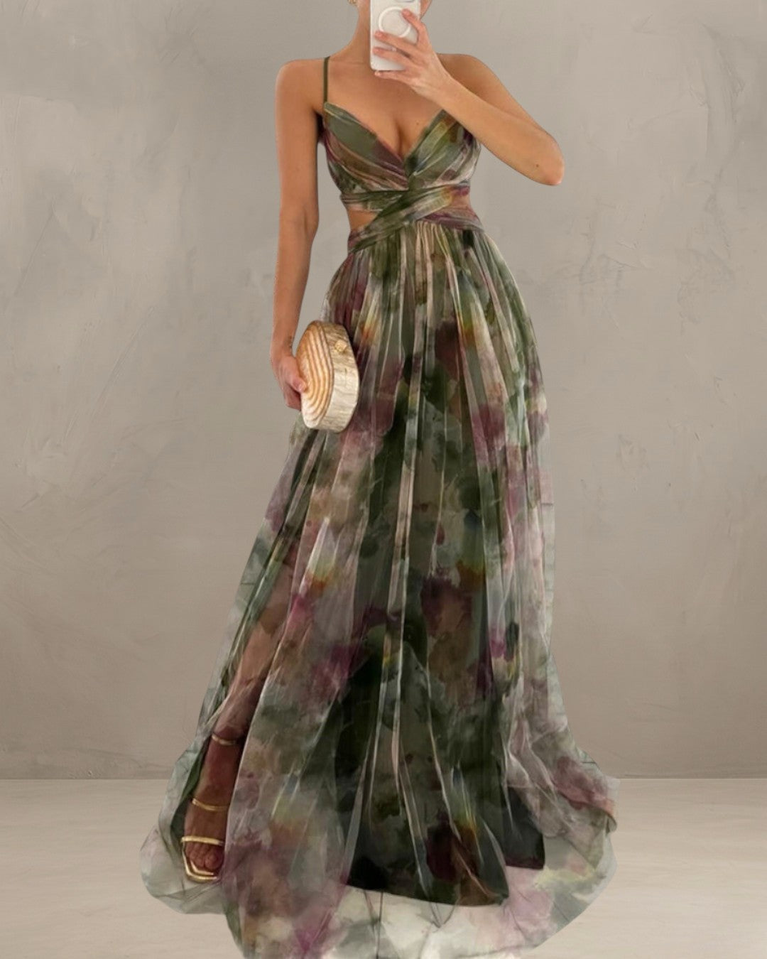 GRACE | ROBE ROMANTIQUE À COUCHES TRANSLUCIDES