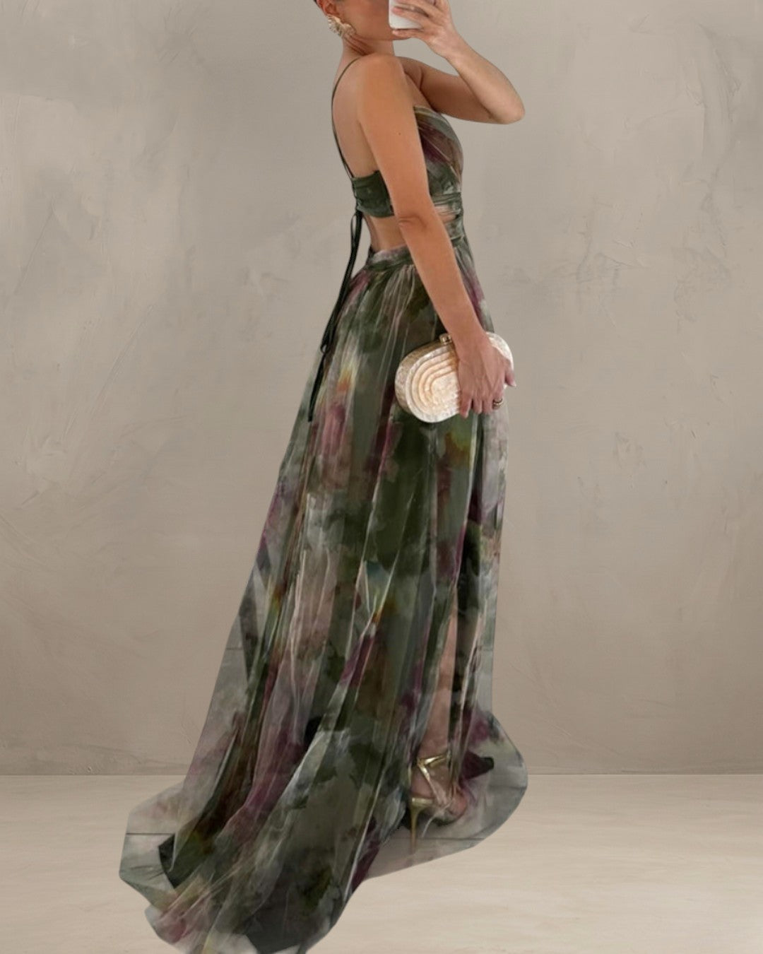 GRACE | ROBE ROMANTIQUE À COUCHES TRANSLUCIDES