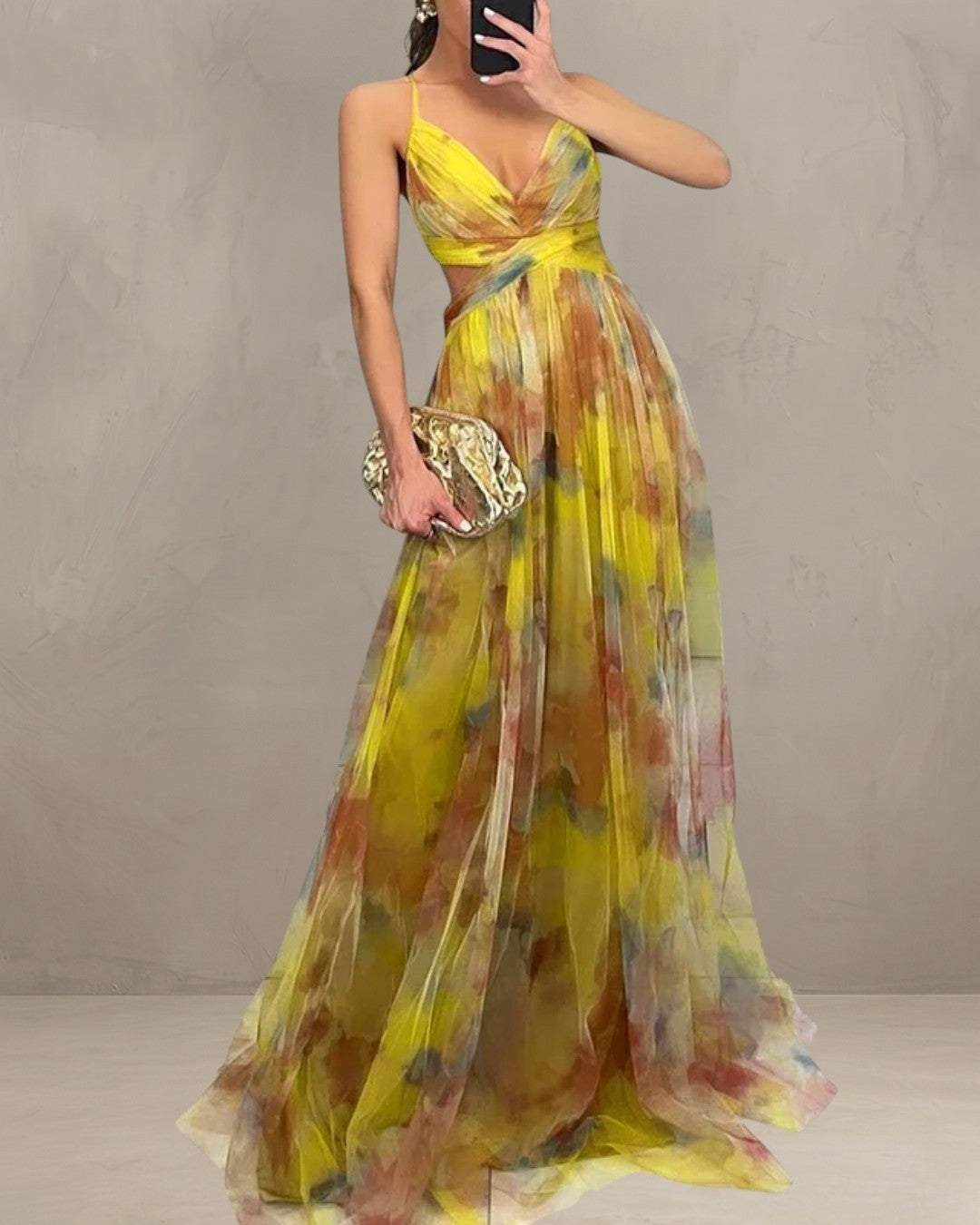 GRACE | ROBE ROMANTIQUE À COUCHES TRANSLUCIDES