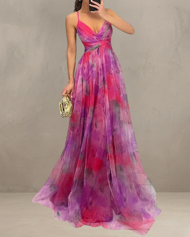 GRACE | ROBE ROMANTIQUE À COUCHES TRANSLUCIDES