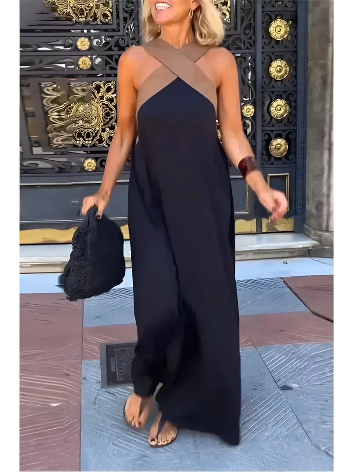 Quirine | Robe Maxi à Devant Enveloppé