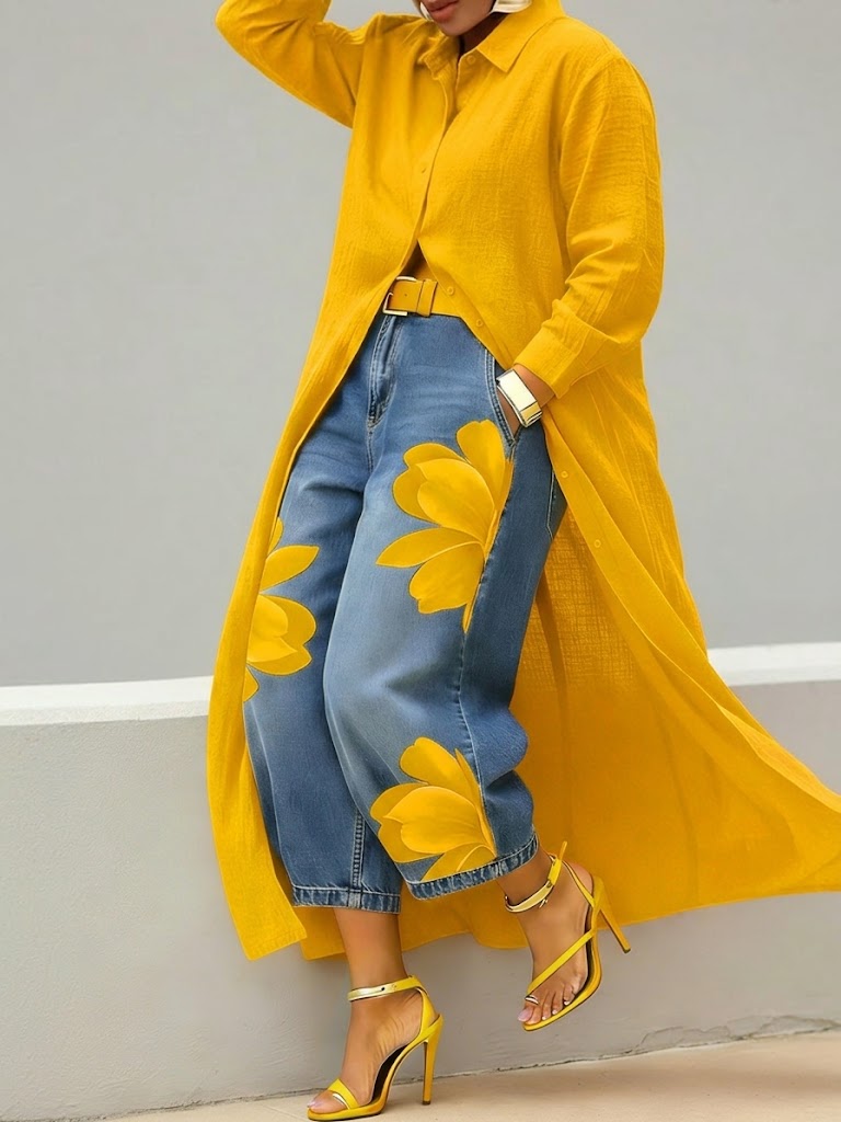 Roxane | Robe Chemise Longue Lin & Coton