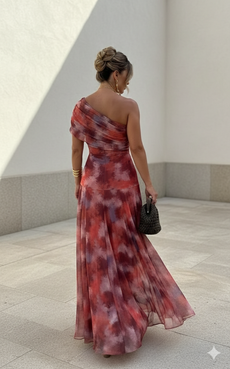 Uma - Robe fluide ample au design élégant