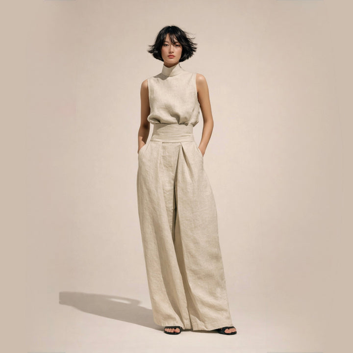 Elisa | Combinaison Élégante à Taille Haute
