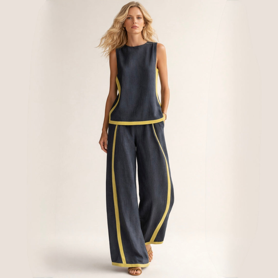 Sophie | Ensemble Élégant Avec Pantalons Amples