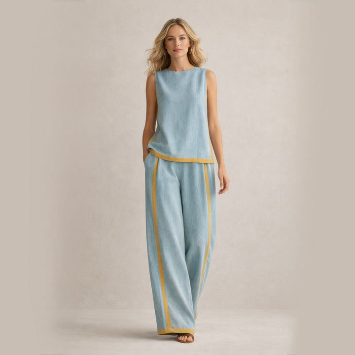 Sophie | Ensemble Élégant Avec Pantalons Amples