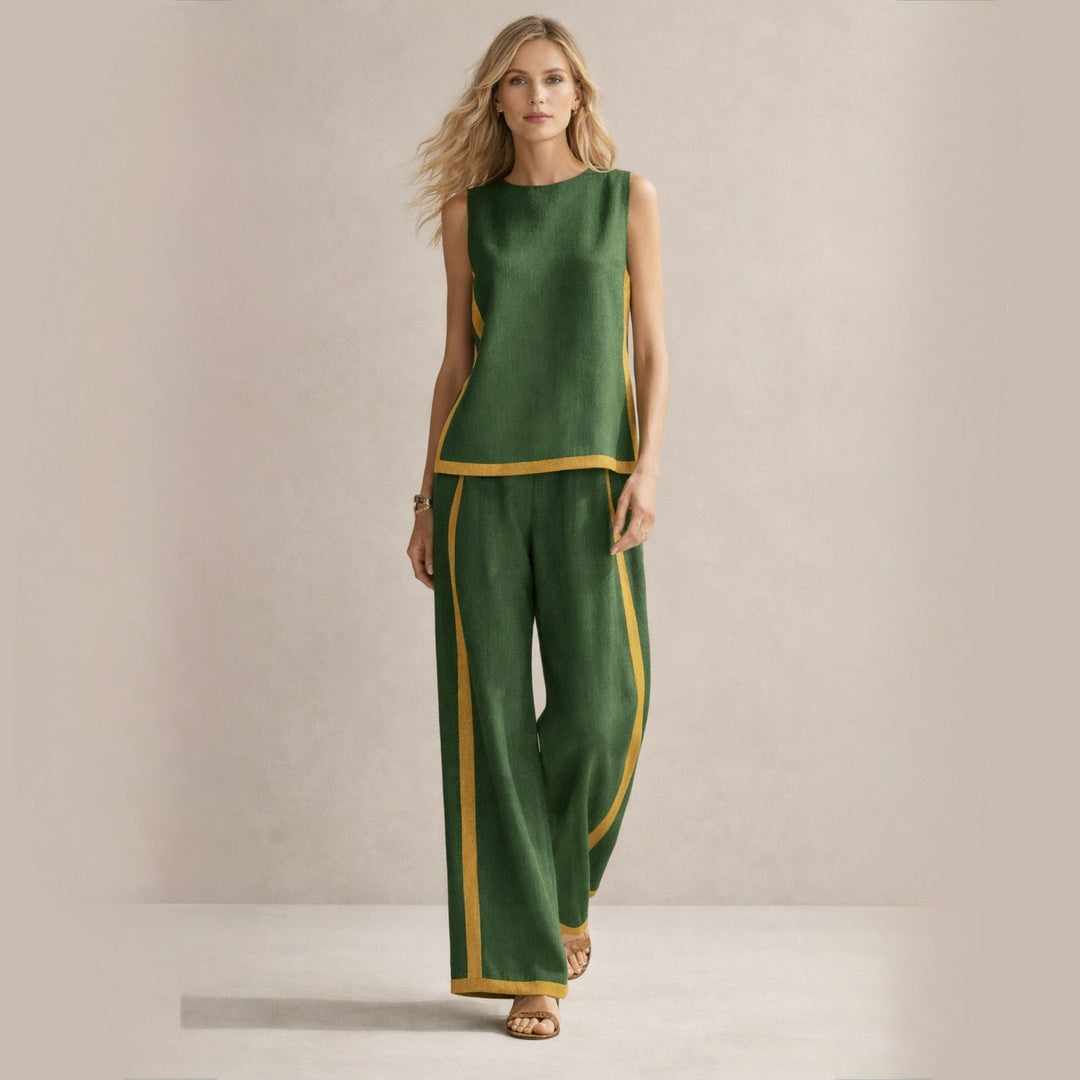 Sophie | Ensemble Élégant Avec Pantalons Amples