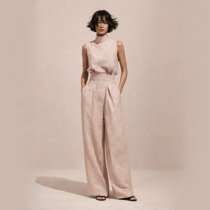 Elisa | Combinaison Élégante à Taille Haute