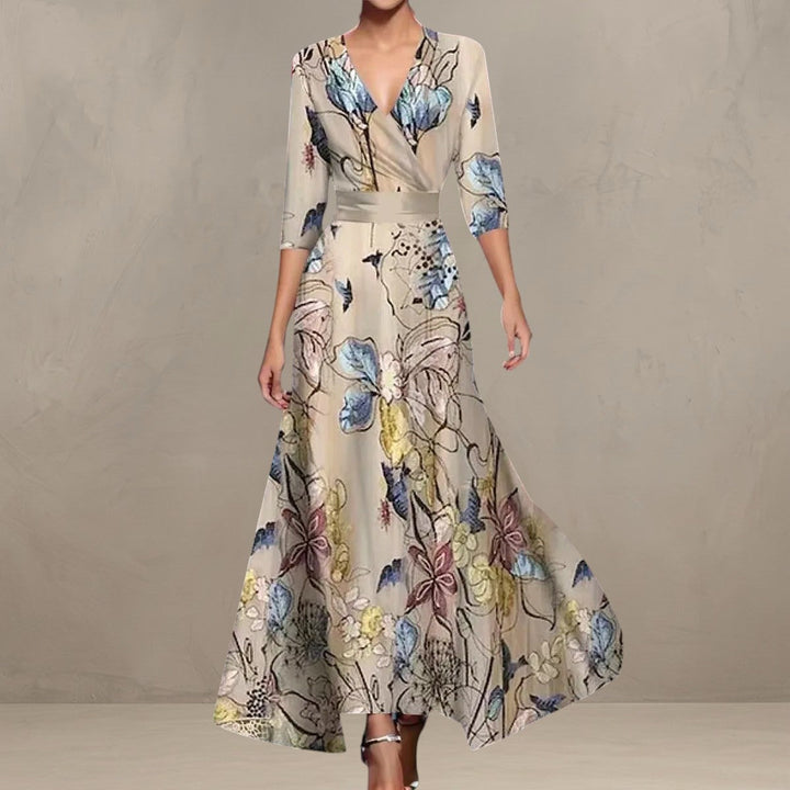 ARIA | ROBE CHIC AVEC IMPRIMÉ FLORAL