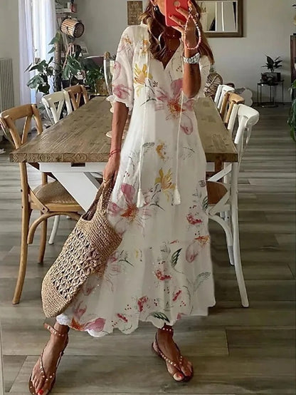ARIA | Robe Boho à Couverture du Ventre