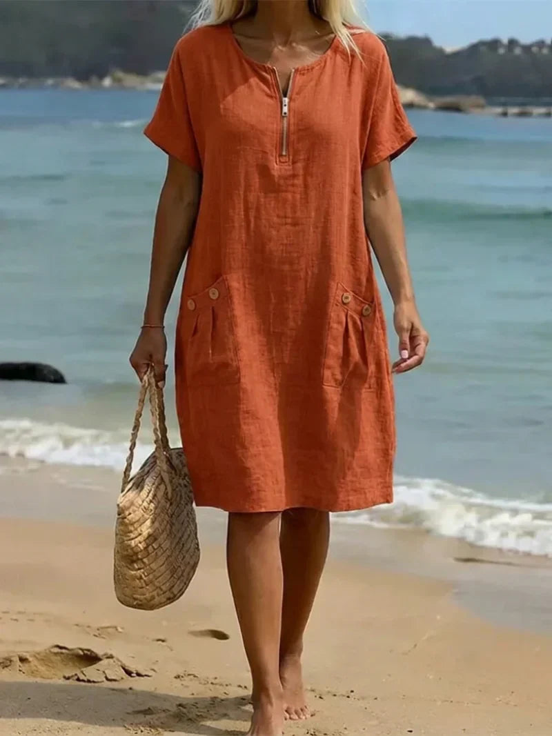 Pascale | Robe Maxi à Zip