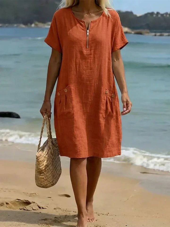 Pascale | Robe Maxi à Zip