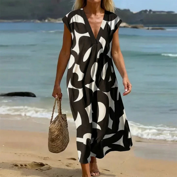 Tatiana | Robe Maxi à Détails Découpés